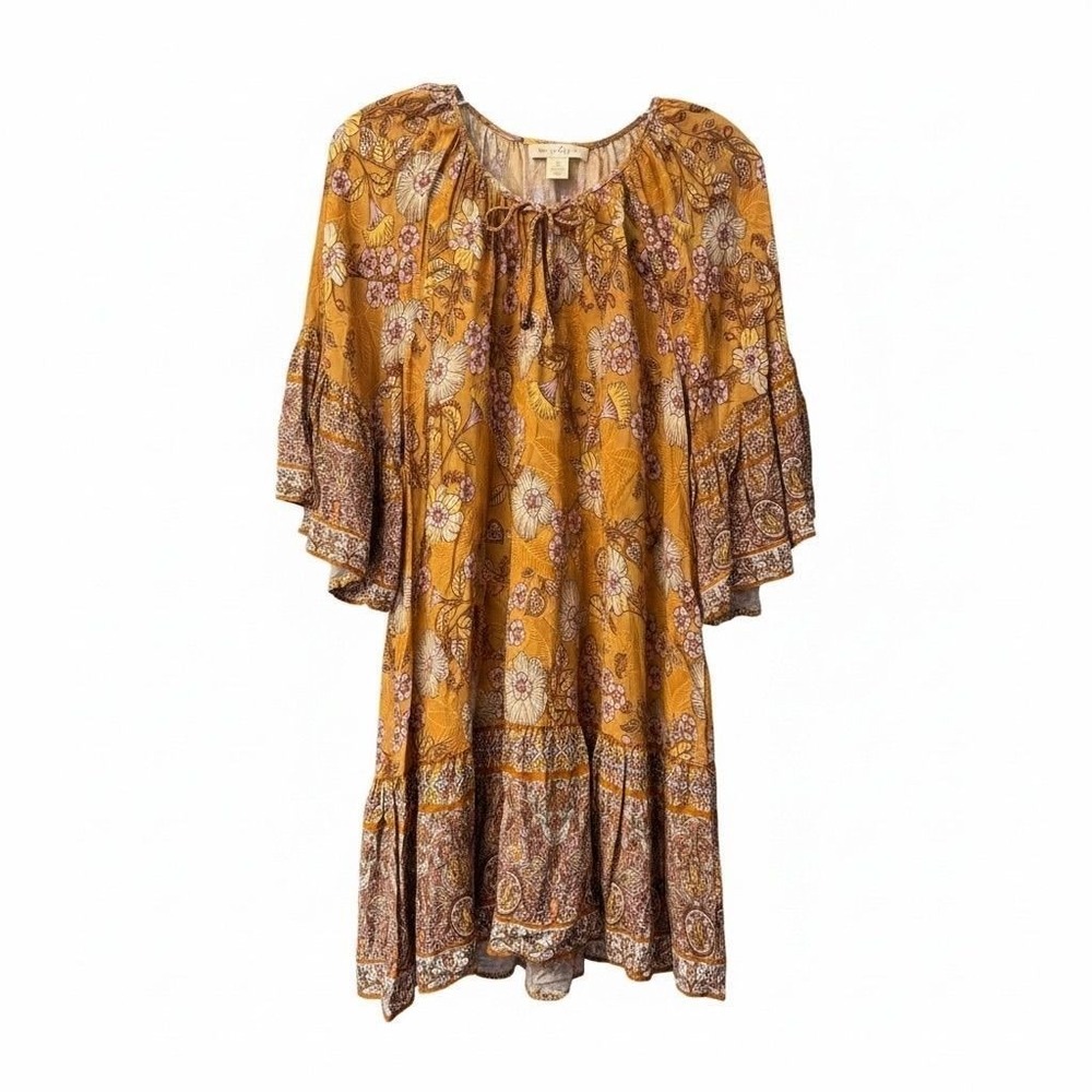 04 Avcology boho tunic mini dress sz 18 women's